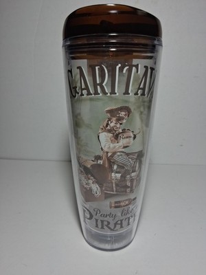 Margaritaville Party Like a Pirate 26 oz Tumbler Drink Through Lid Jimmy Buffet