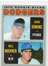 1970 Topps #286 1970 Rookie Stars (Jenkins / Buckner)  LOW GRADE