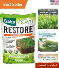 Lawn Restore 20 lb Granular Fertilizer - Safe for Kids & Pets, 9-0-2 NPK Formula 3.05 per gallon