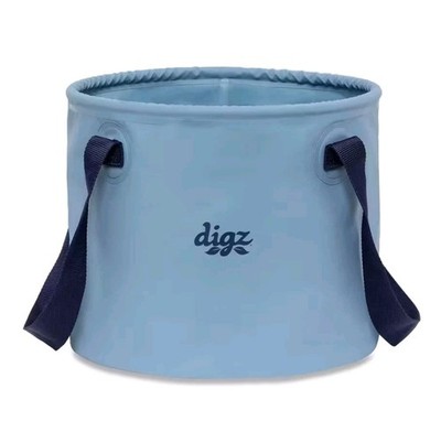 Waterproof Gardening Bucket Bag Collapsible 5gal Utility Tote Harvest Yard Work