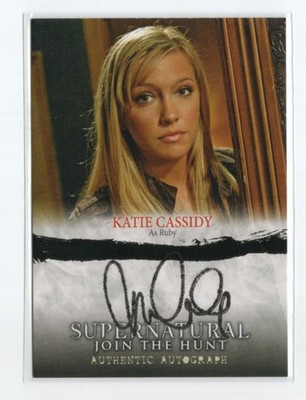 Supernatural Seasons 1-3 Autograph A05 Katie Cassidy as Ruby RARE AUTOPEN