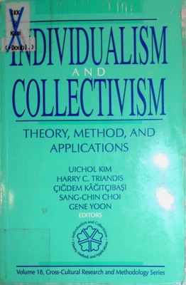 Individualism and Collectivism: Theory, Method, and Applications Cross-cultural 