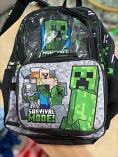 Minecraft Creeper Backpack with Insulated Lun...