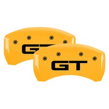For Ford Mustang 15 Mgp Gloss Yellow Rear Caliper Covers W Gt Engraving