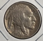 1916 P United States Buffalo Nickel 5 Cent Coin - F With nearly Full Horn