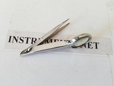 Magnifying Tweezres with Splinter Forceps ENT Surgical