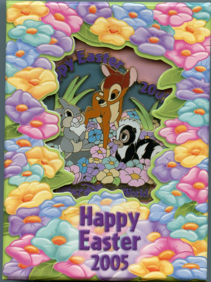 Disney Bambi Thumper Flower in Flowers Happy Easter