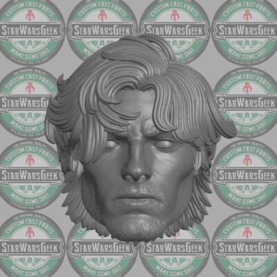 DC Absolute Superman Clark Kent custom head for McFarlane & other action figures