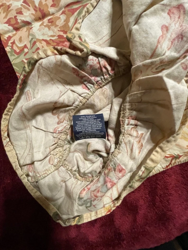 Lauren Ralph Guinevere Set Of 3 KING Pillowcases - Egyptian Sateen Cotton 280 TC - Image 4 of 4