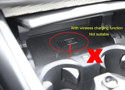 Wireless Car Charging Pad Charger Center Console Storage For BMW 320li G20 G28 - Picture 3 of 10