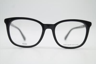 Brille Kate Spade New York JALISHA Schwarz Gold Oval Brillengestell Neu