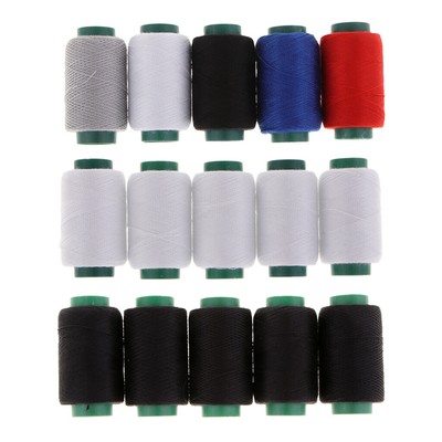 5 Spulen/Set Premium Qualität Nähfaden Allzweck Polyester Fadenrolle