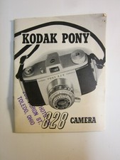 Photography Camera Catalog  Kodak Pony Camera User Manual 1955
