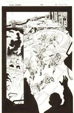 TOMB RAIDER #48, PAGE 4 - ORIGINAL COMIC ART BY LEONARD KIRK AND JAY LEISTEN