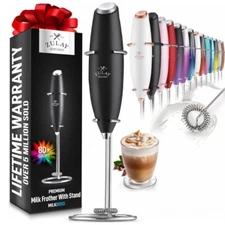 Zulay Kitchen Premium Milk Frother With Stand