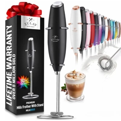 Zulay Kitchen Premium Milk Frother With Stand