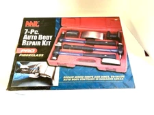 7pc Heavy Duty Drop Forged Hammer & Dolly Tool Kit Fender Auto Body Repair MIT