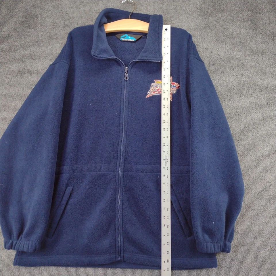 Chaqueta polar vintage 2002 Wrangler Rodeo National Finals cremallera completa para mujer talla L Foto 3 de 4