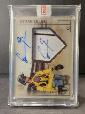 ETHAN SALAS 2023 Panini America's Pastime Materials Signatures Baseball /150  
