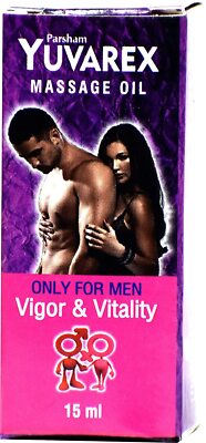 E-Solutions Ayurvedic Men's Power Aroma Massage Oil, 30ml