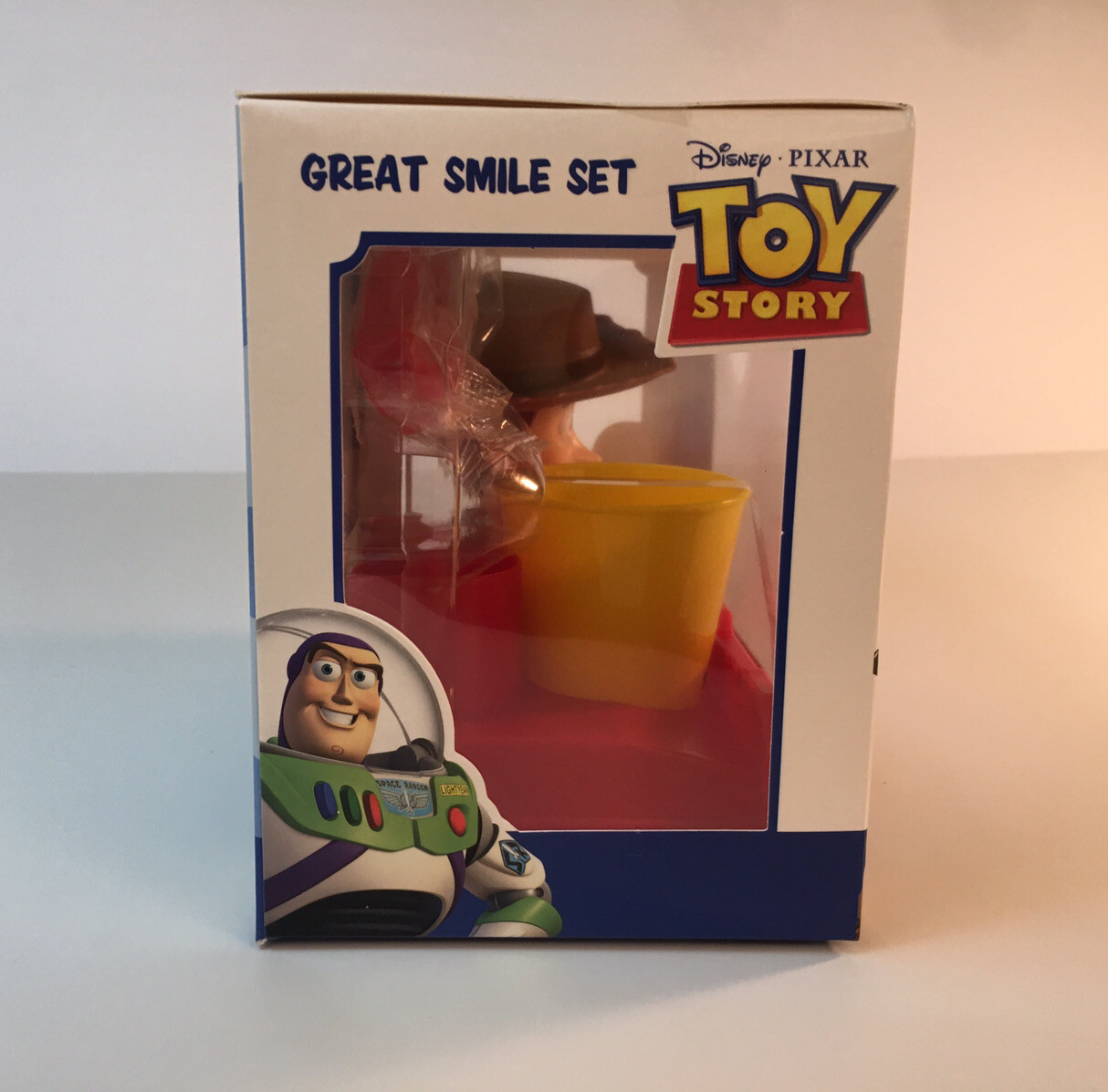 Toy Story Woody Great Smile Set W/Toothbrush Holder/Toothbrush & Rinse Cup NIB