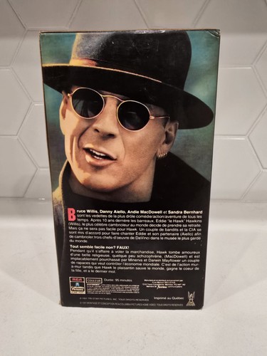 HUDSON HAWK Bruce Willis VHS ** 1991 RCA Home Video FRENCH - Picture 3 of 5