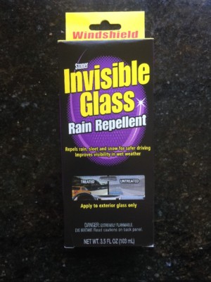 Stoner Invisible Glass Rain Repellent, Repels Rain, Sleet & Snow, 3.5 oz