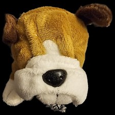 Ganz Webkinz Bulldog 9" Stuffed Animal Plush Puppy Dog HM126 No Code Brown Toy