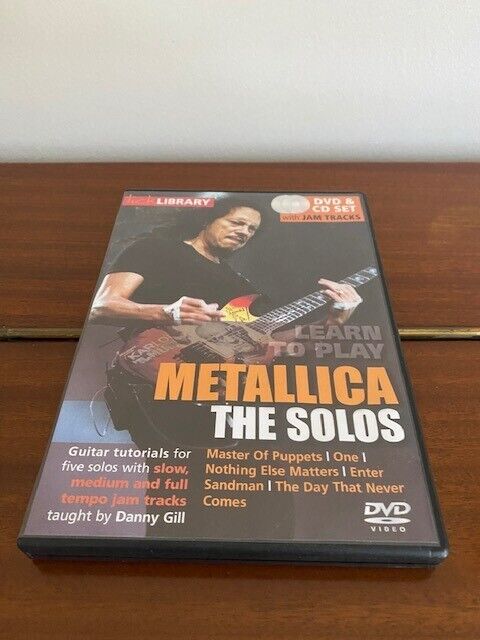 Lick Library: Learn to Play Metallica The Solos guitar DVD