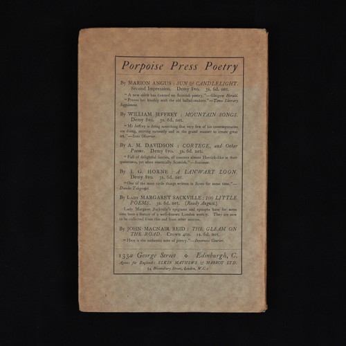 ALEXANDER GRAY Porpoise Press GOSSIP : A Book of New Poems 1928 1st HB/DJ - Picture 2 of 24