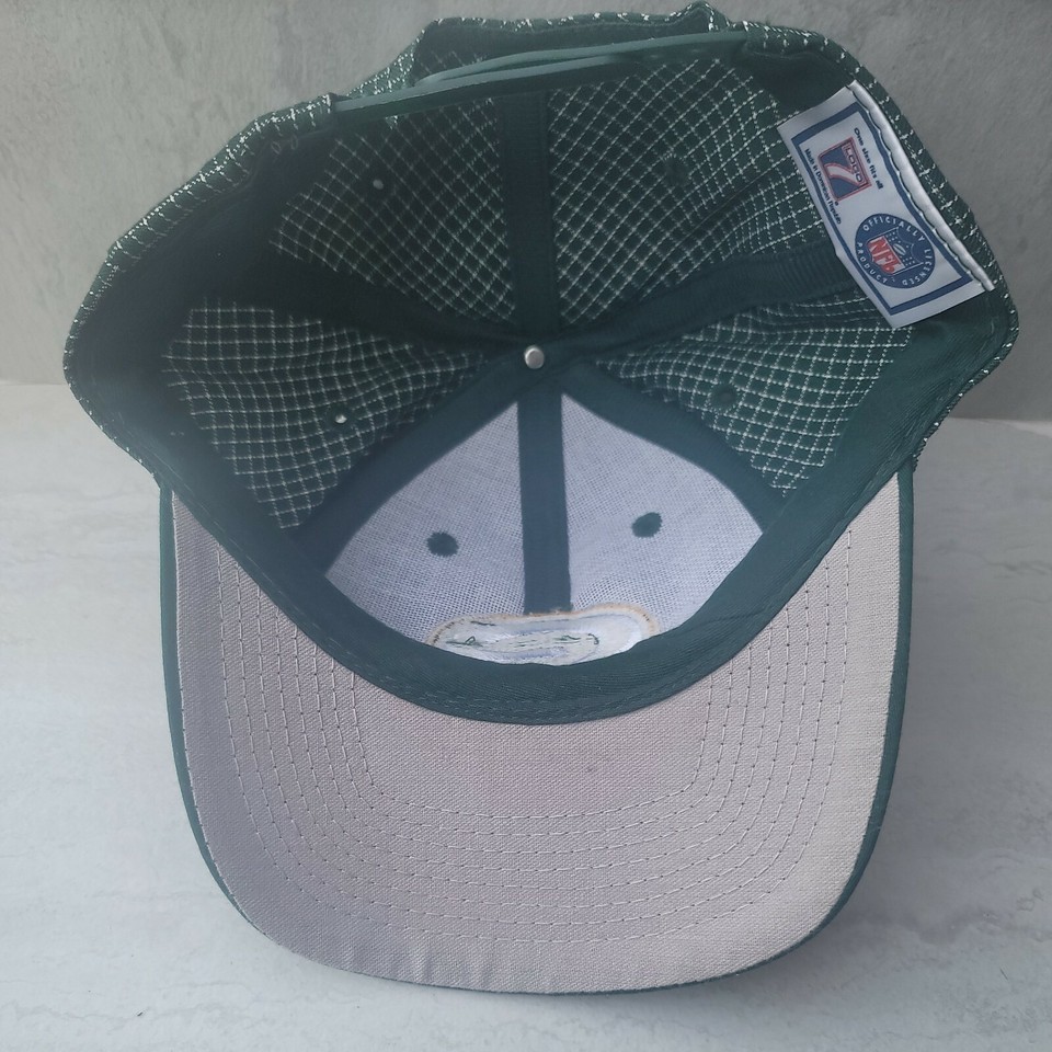 Vintage 90’s Green Bay Packers NFL Logo 7 Snapback Hat Checker Print ...
