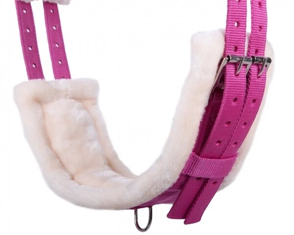 Longiergurt QHP beidseitig einstellbar mit Kunstfell farbig ARBO-INOX® - Bild 3 von 3