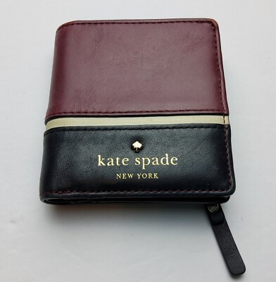 Kate Spade NY Two Tone Bifold Snap Wallet