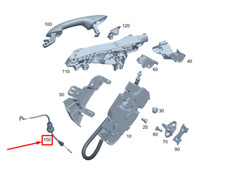 Porte arrière et accessoires Mercedes 206