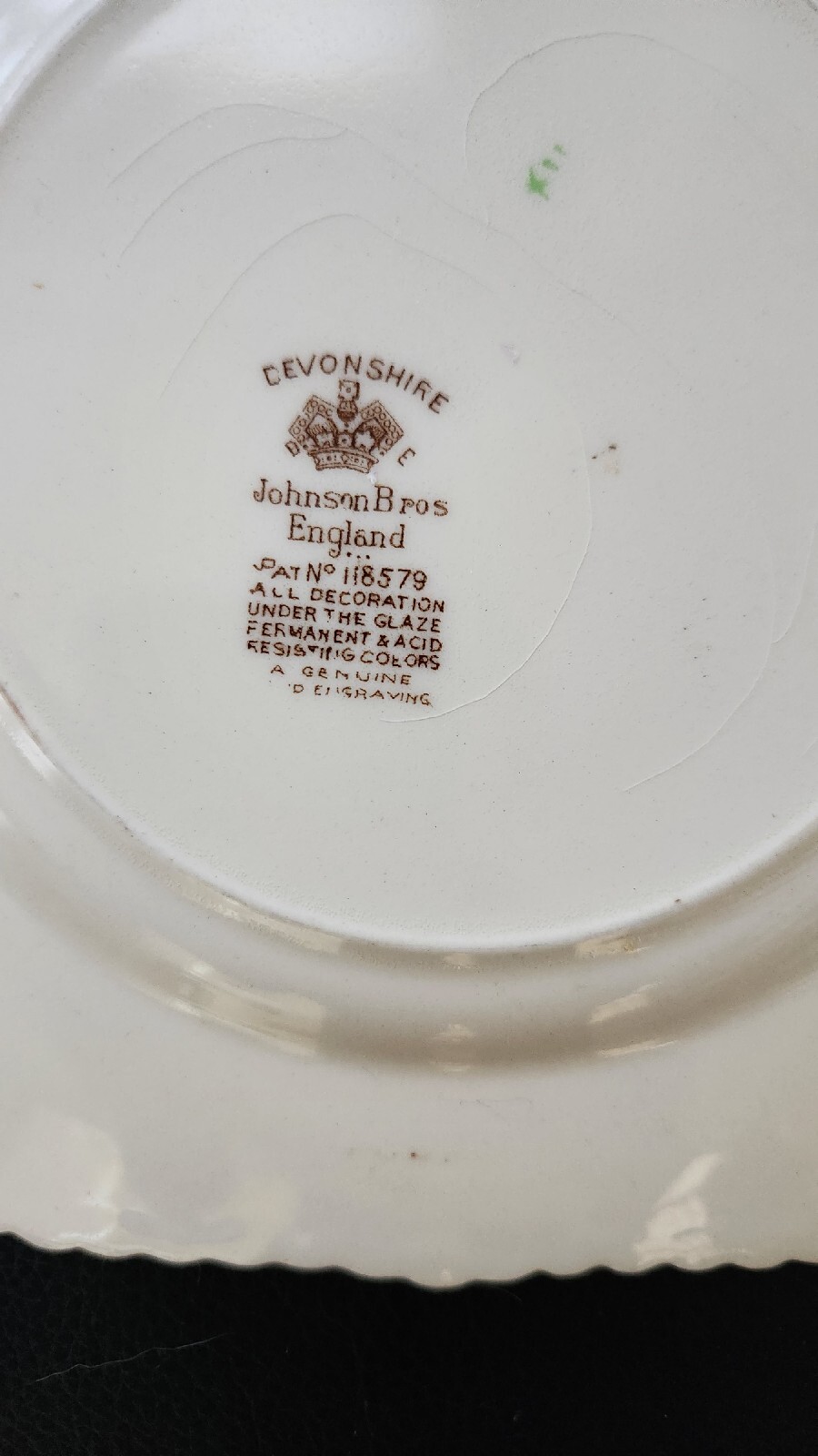 Johnson Bros Octagonal Salad Plates 7- 5/8" Devonshire 1900&rsquo;s 