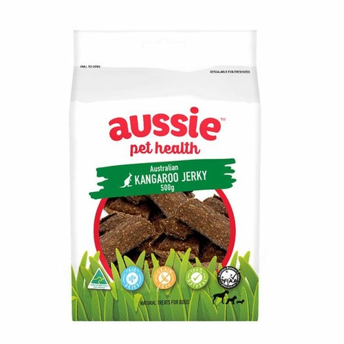 Aussie Pet Health Kangaroo Jerky Dog Pet Food Treats Australian Made