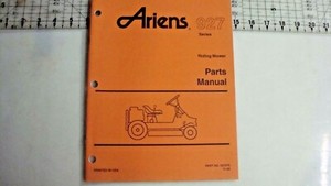 ARIENS 927 RIDING MOWER OWNER PARTS MANUAL COLLECTOR VINTAGE OEM 027570