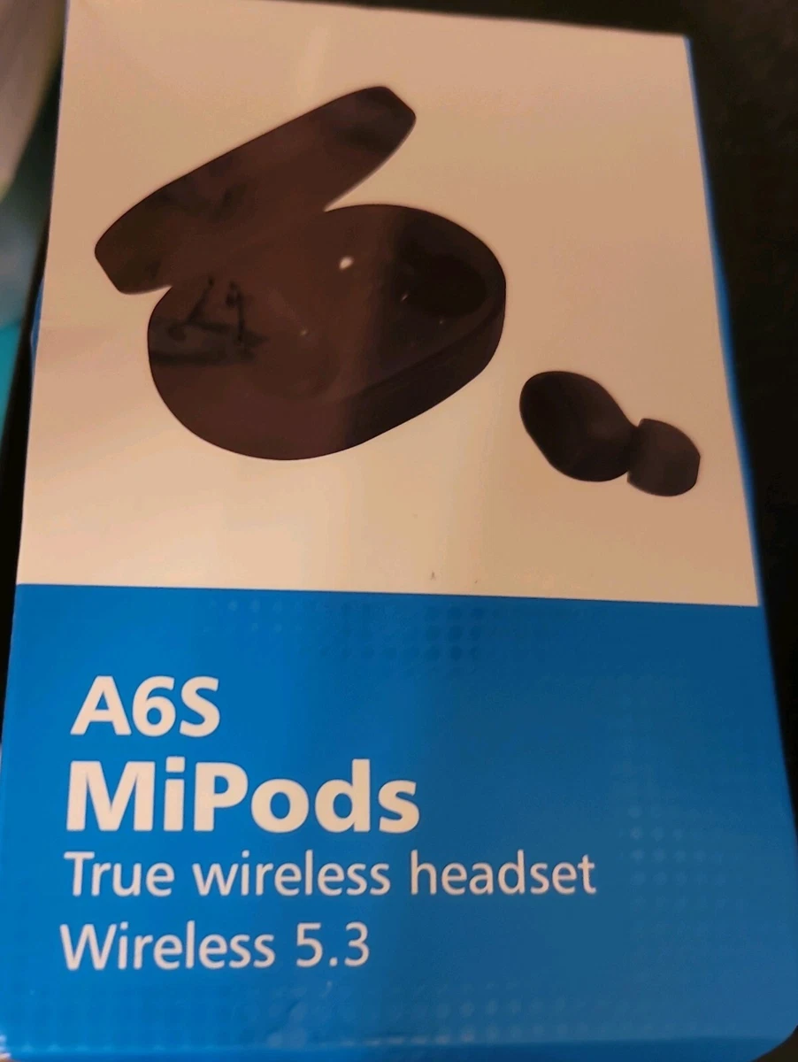 A6S MiPods Bluetooth 5.3 True Wireless Earphones Black New eBay