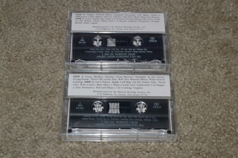 Benny Goodman~Vol 3: Big Band In Europe~Vol 4: Big Band Recordings~NEW~Two Tapes - Image 2 of 2