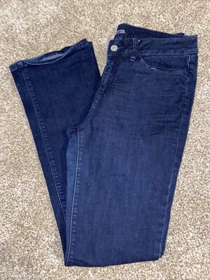 Evening Size 32 Tummies By Heather Thompson Dark Wash Flare Jeans