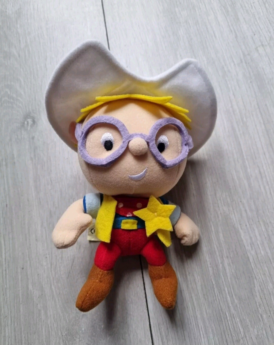 Juguete de peluche suave vintage Nestlé Milkybar para niños anuncio de chocolate pequeño de 19 cm