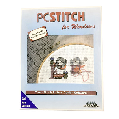 PC Stitch Windows Version 3.0 PC Cross Stitch Pattern Software 3.5'' Disk Game