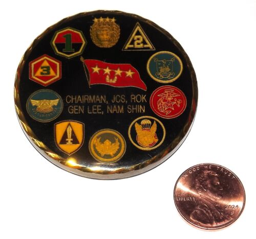 Challenge Coin - Republic of Korea - ROK - Chairman - JCS - 4-Star General Lee - Picture 2 of 2