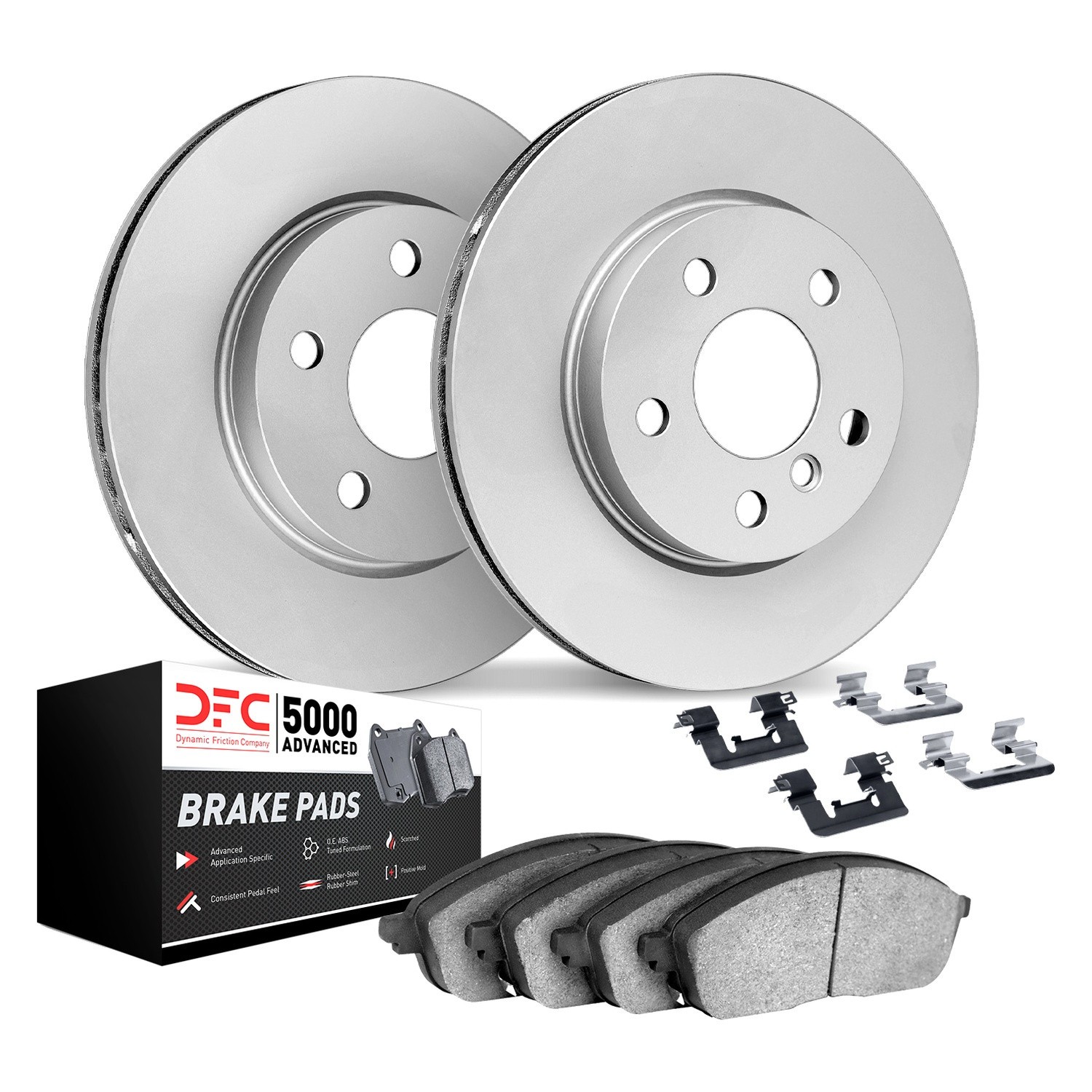 For Maserati Ghibli 17-22 Brake Kit DFC GEOMET Plain Rear Brake Kit w 5000