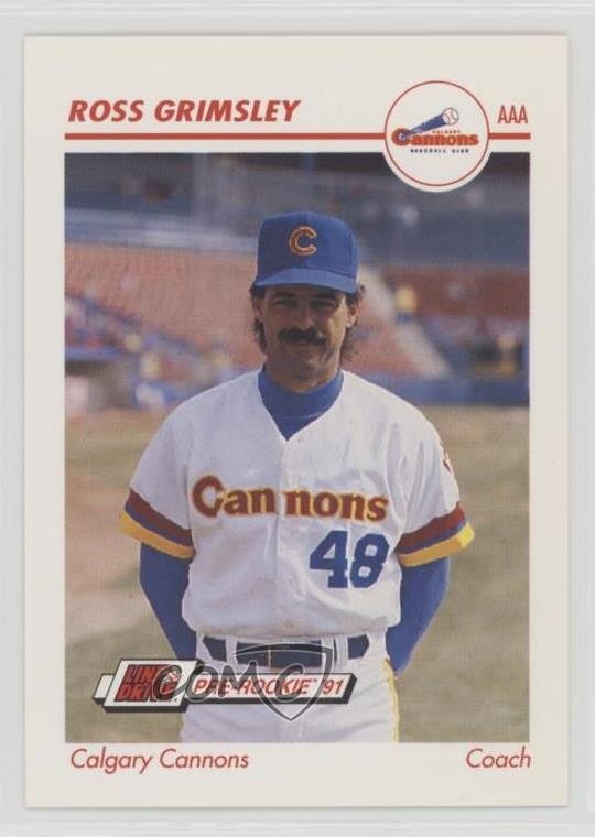 1991 Line Drive Pre-Rookie AAA Ross Grimsley #75 05v0