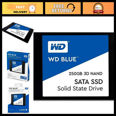 250GB 3D NAND Internal SSD - SATA III 6 Gb/s, 2.5''/7mm, Up to 550 MB/s - Fast St