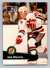 #424 1991-92 Pro Set  Jon Morris New Jersey Devils