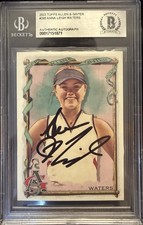 ANNA LEIGH WATERS Rookie 2023 Topps Allen & Ginter On-Card Autograph BGS Rare