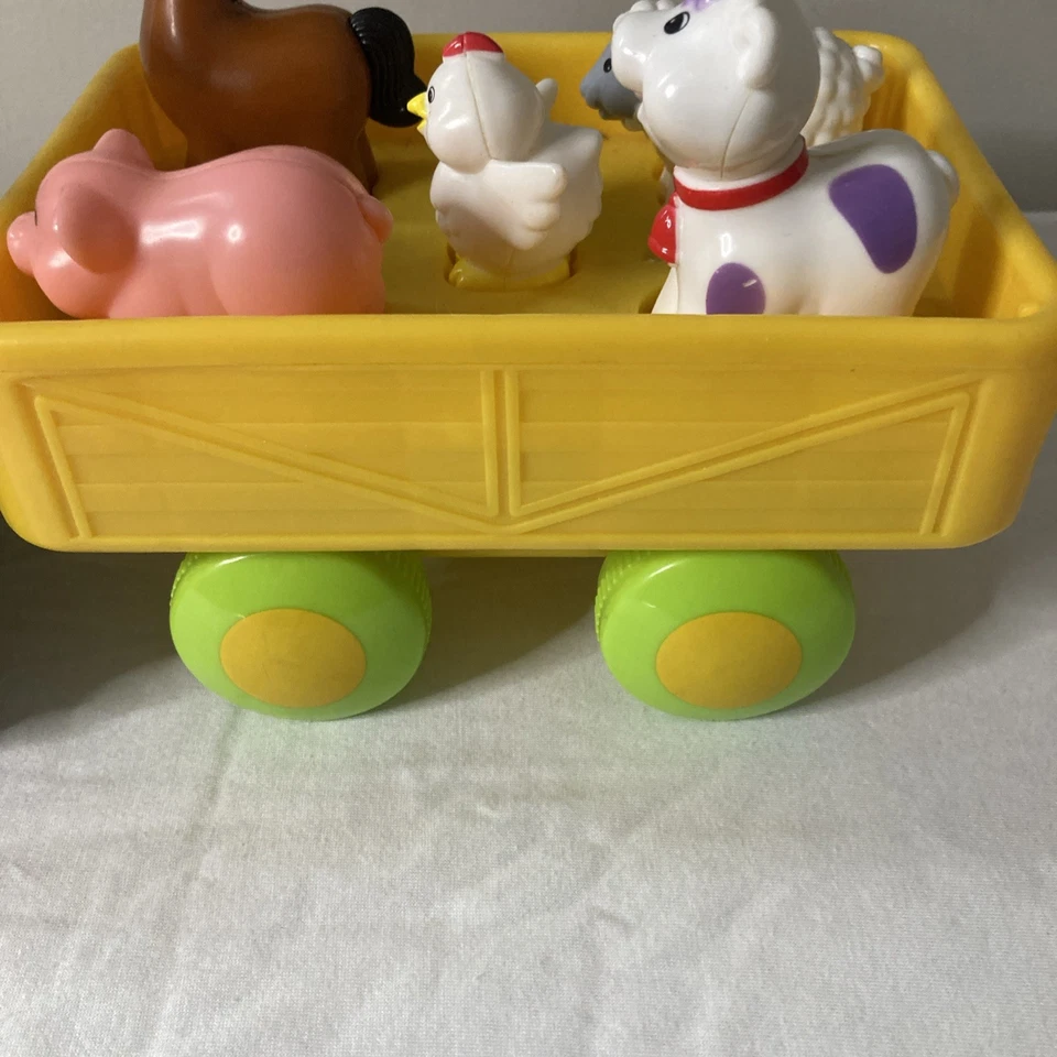 Kiddieland Farm Tractor and Trailer with Animals Light & Sounds Old McDonald HTF - Image 3 of 4