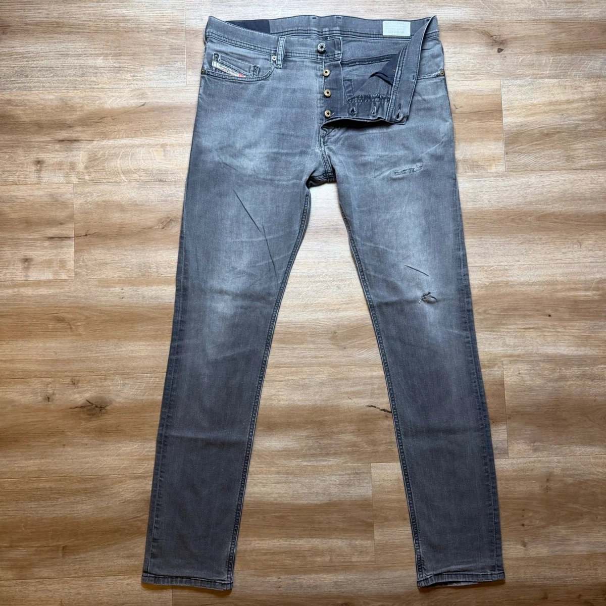 Diesel Tepphar Jeans for Men Gray for sale | eBay